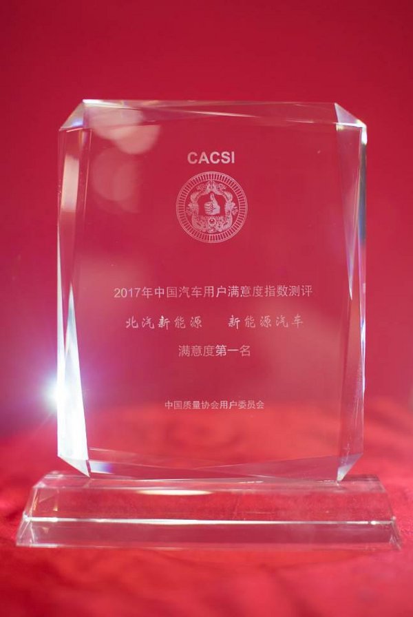 4天获一项大奖 见证北汽新能源的2017年