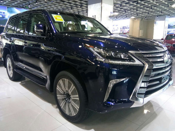 雷克萨斯LX570蓝色现车 霸气造型售全国-图1