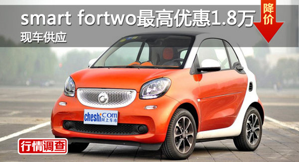 长沙smart fortwo优惠1.8万 降价竞争I3-图1