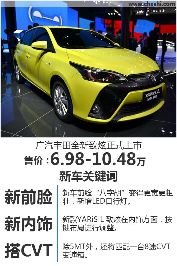 丰田全新致炫正式上市 售6.98-10.48万元-图1