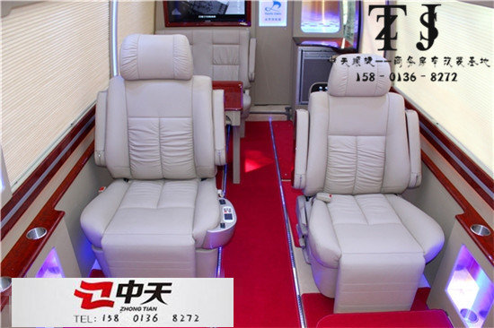 丰田考斯特商务巴士 内舱改装低降新干线-图5