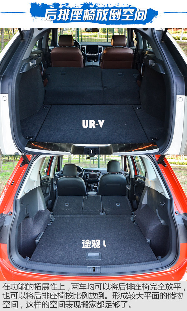 大五座豪华SUV对话  UR-V对比测试途观L-图6