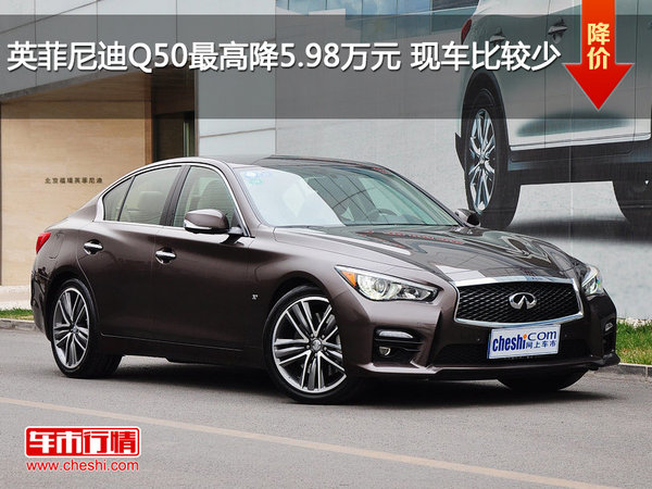 英菲尼迪Q50最高降5.98万元 现车比较少-图1