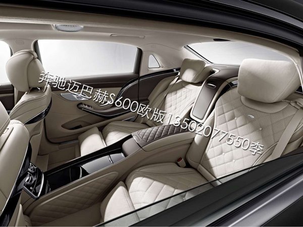 奔驰迈巴赫S600加长5.98米 美规权贵奢轿-图5