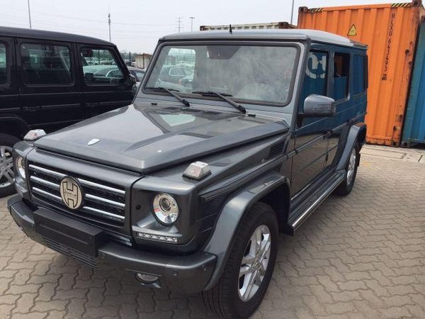 奔驰G350骚气来袭 平行进口G350白绿黑色-图2