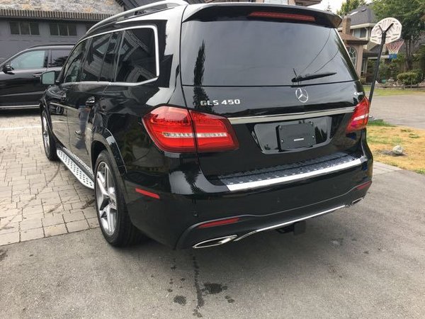 17款奔馳GLS450加版 AMG運(yùn)動(dòng)包曜石黑色-圖7