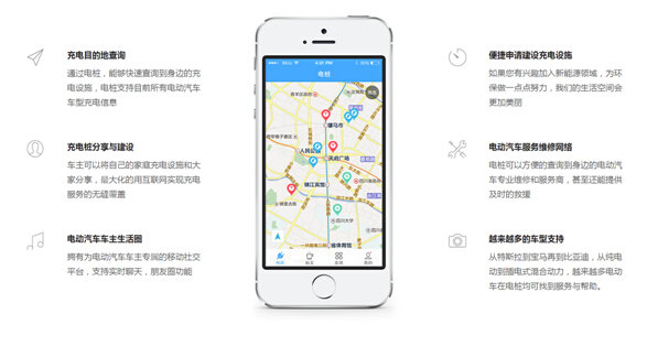 “电桩”中国首个电动汽车充电及分享APP上线 汽车殿堂