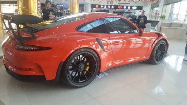 保时捷911GT3RS装逼跑车 熔岩橙特殊车漆-图8