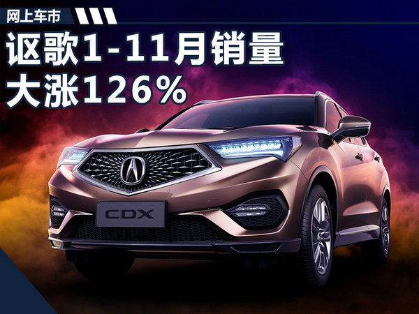 讴歌1-11月销量大涨126% 多款车型将在华国产-图1