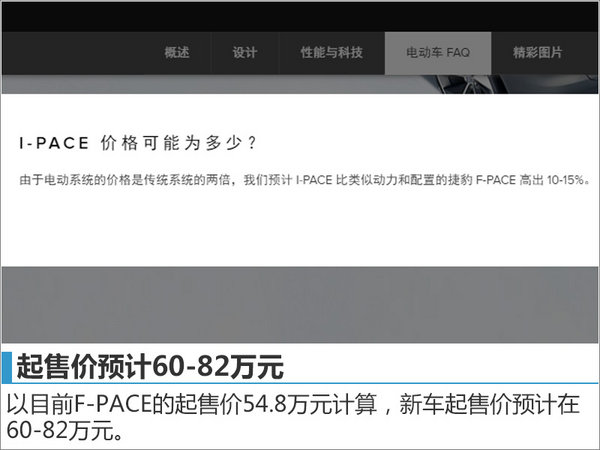 捷豹发布首款纯电动车 预计60万元起售-图-图2