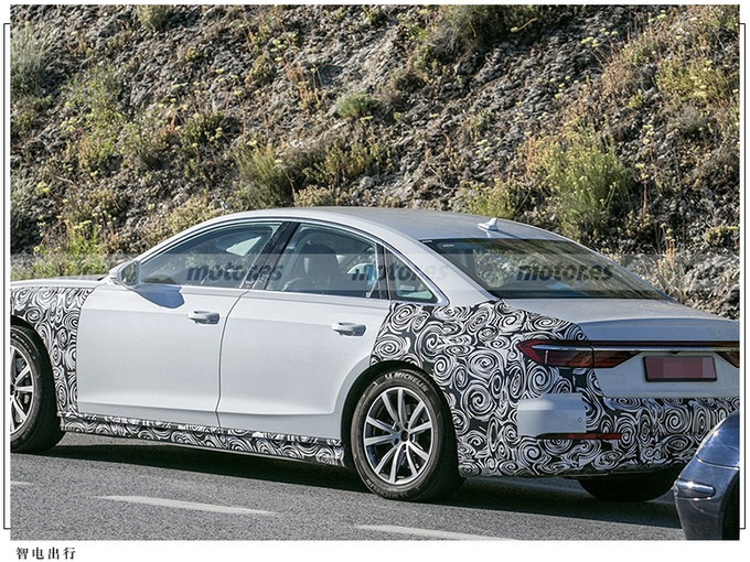 奥迪新款A8路试谍照增添新型号/最快今年9月亮相-图4