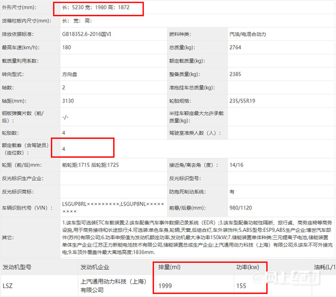 别克世纪混动实拍换新2.0T发动机 油耗大幅降低-图4