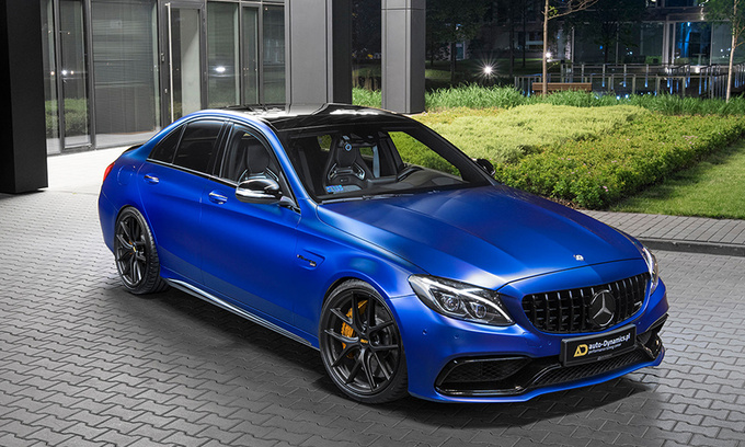 梅赛德斯-AMG C 63 S改装版搭4.0T/动力显著提升-图1