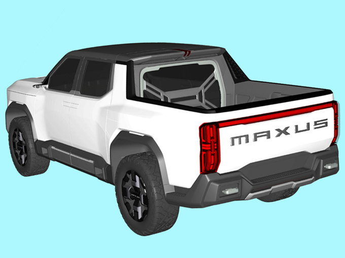 上汽大通最壕皮卡曝光对开门+原地掉头造型高级吗-图10