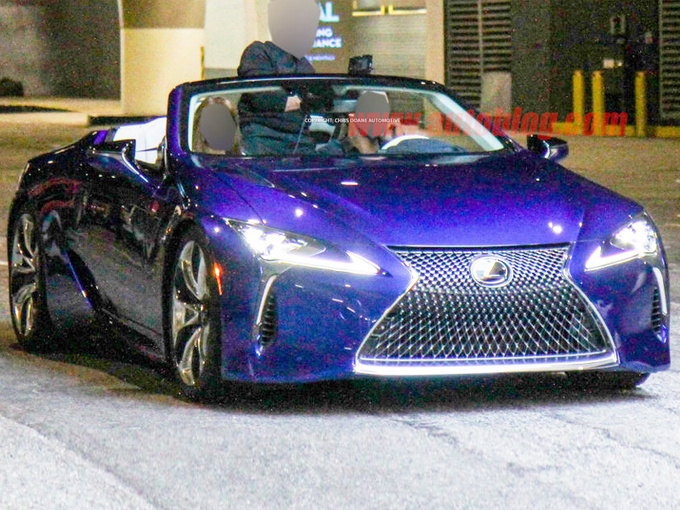 雷克萨斯LC敞篷版谍照曝光下月上市/搭V8引擎-图1