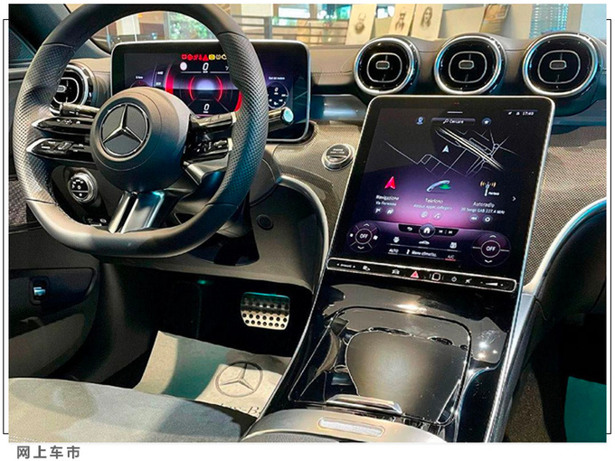 奔驰C级新车型路试曝光今年年底发布/入门搭2.0T-图5