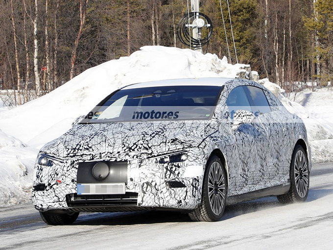 奔驰全新EQE谍照造型酷似CLS/9月全球首发-图1