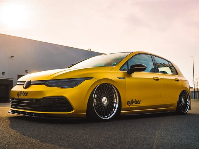 大众全新高尔夫改装版实拍 低趴的造型你喜欢吗-图1