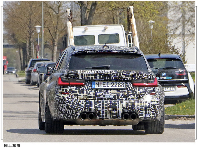 宝马全新M3旅行曝光黑色行李架/最快明年亮相-图6