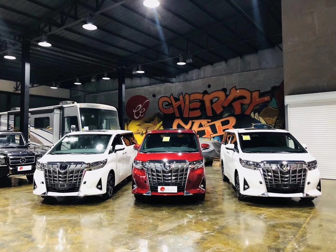 降价丰田埃尔法蒙娜丽莎爆款红色银隆版