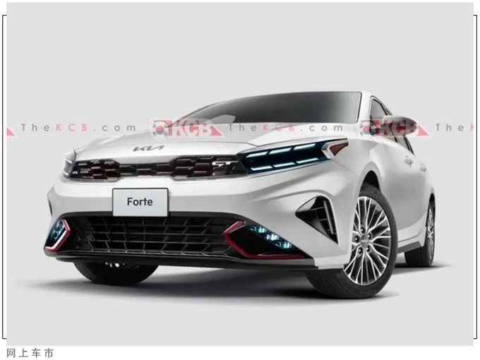 起亚全新小号K5运动版实车配熏黑套件/年内亮相-图3