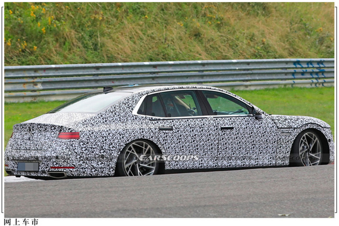 捷尼赛思新款G90谍照换搭分体头灯/年内亮相-图4