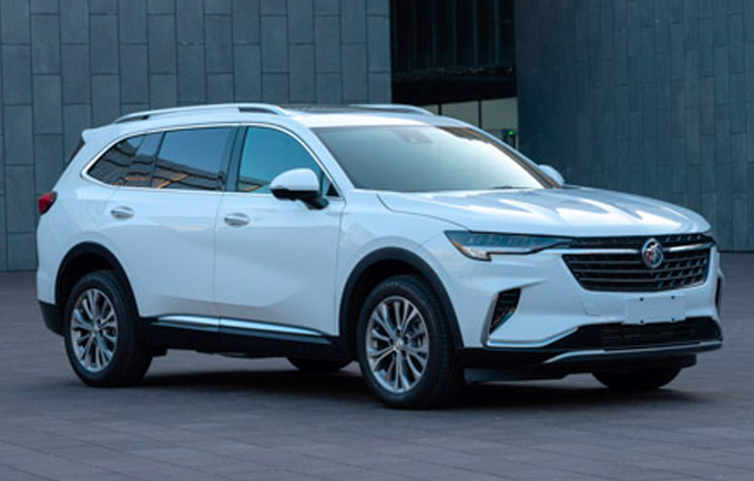 别克全新大SUV曝光搭载2.0T轻混动力 7座布局-图1