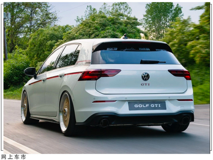 全新高尔夫GTI改装版 换装经典BBS轮毂/配专属涂装-图5