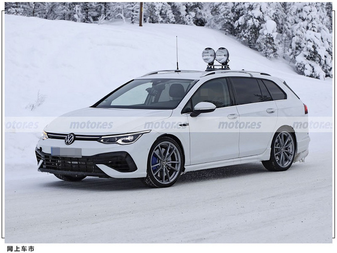 大众新款高尔夫R旅行曝光搭2.0T/四出排气-图2