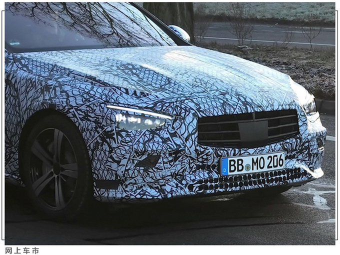 奔驰新一代C级立标版 内饰换竖屏/气势直逼S级-图5