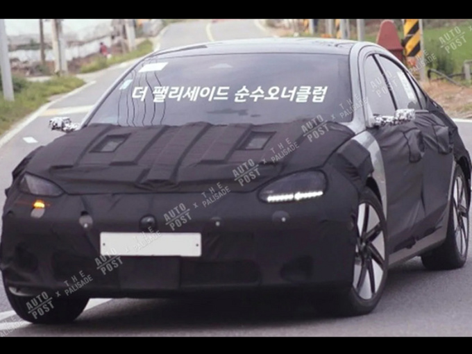 现代IONIQ 6谍照续航或超650公里/预计明年亮相-图1