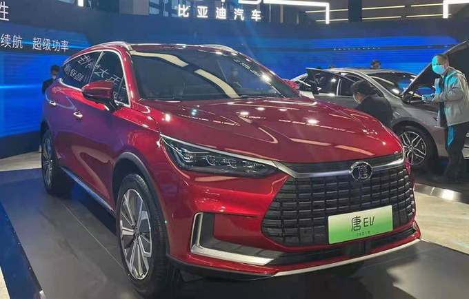 比亚迪唐EV/新款e2上市 9.98万元起售 换刀片电池-图1
