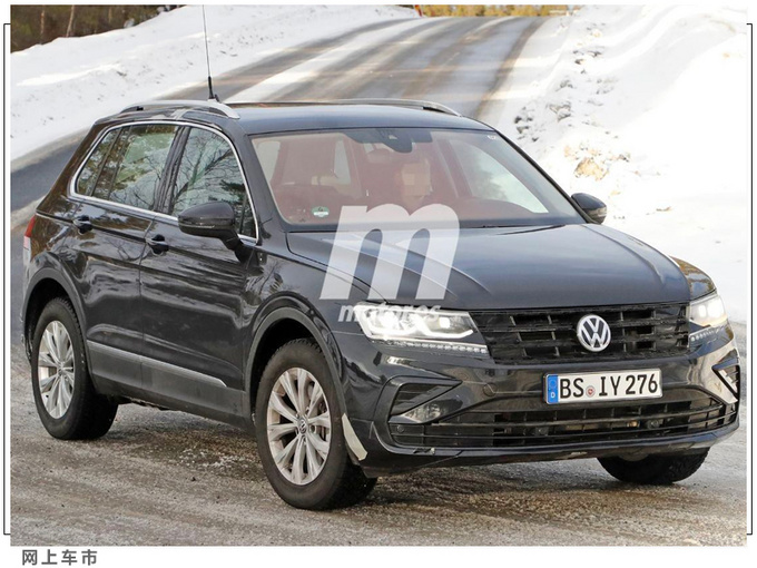 大众全新Tiguan GTE首批谍照竞争本田CR-V-图2