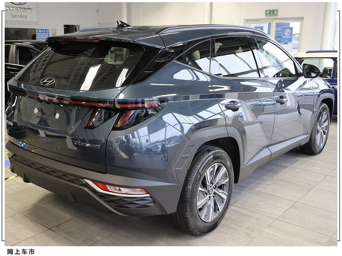现代全新途胜到店实拍搭1.6T混动/配贯穿式尾灯-图2