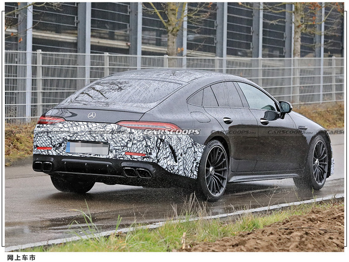 梅赛德斯-AMG GT 73e谍照搭4.0T插混/后置充电口-图7