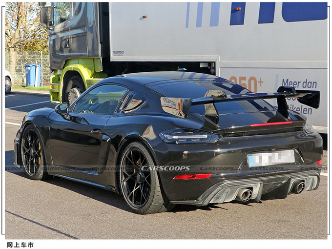 保时捷全新718 GT4 RS谍照搭4.0L引擎/大尺寸尾翼-图2