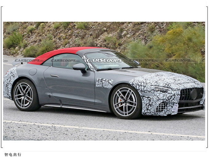 奔驰全新SL内饰曝光2+2经典座椅布局/超大触摸屏-图2