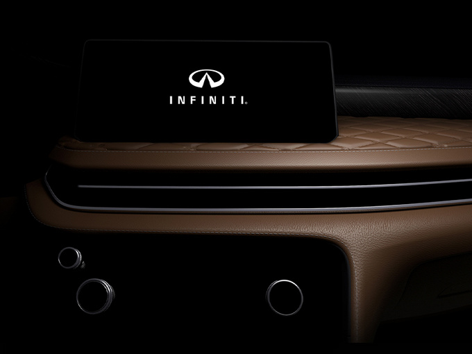 英菲尼迪新款QX60内饰曝光 换悬浮中控屏/质感提升-图1