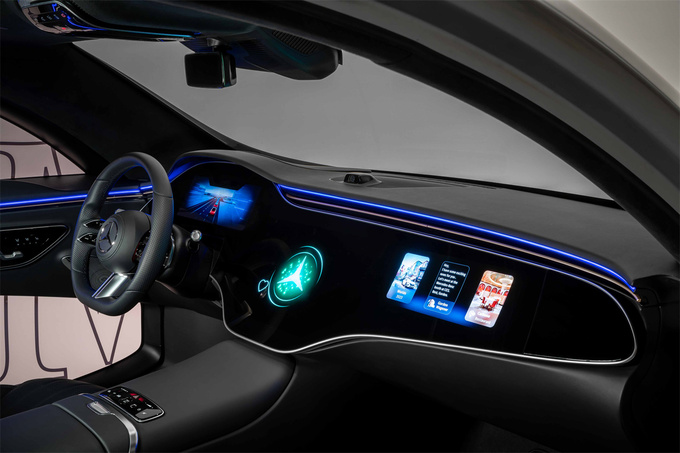 2024 CES梅赛德斯-奔驰携MBUX虚拟助理/CLA级概念车亮相-图1