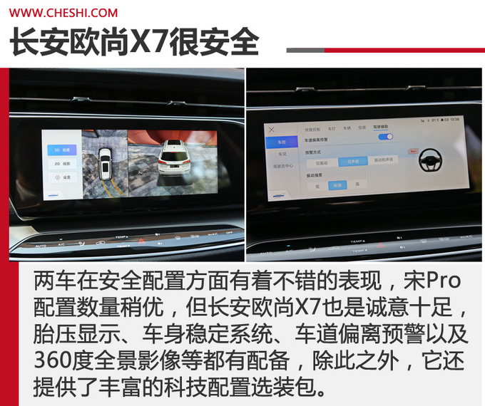 国民精品SUV的标杆之争 长安欧尚X7对比宋Pro-图5