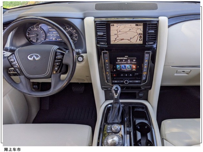 英菲尼迪新款QX80实拍 搭5.6L V8 /外观造型方正-图4