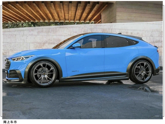 福特Mustang Mach-E改装版 碳纤维套件/全新轮毂-图3