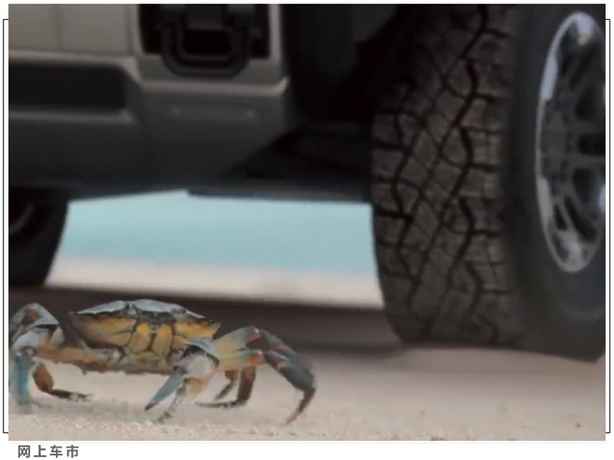 悍马纯电SUV预告图下月将发布/还带螃蟹模式-图3