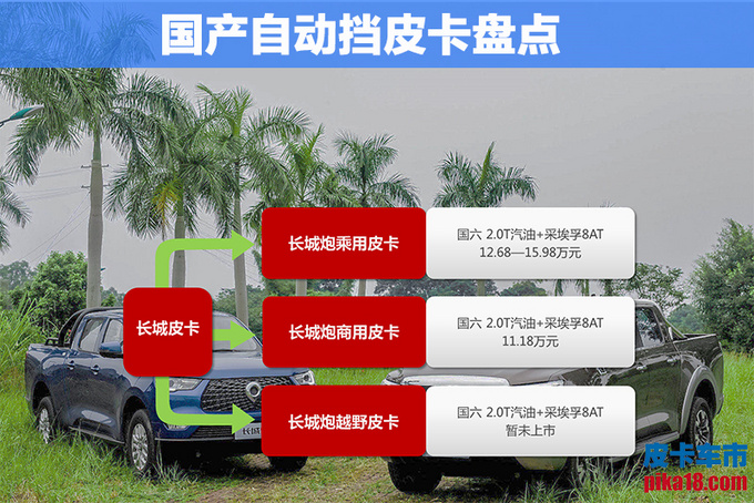 11万就能买8AT越野车 多款皮卡搭宝马同款变速箱-图2