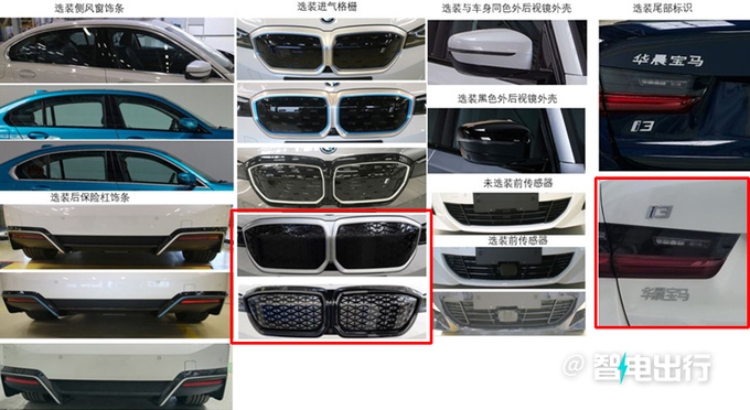 宝马改款i3实车曝光格栅造型换新 或三季度上市-图4