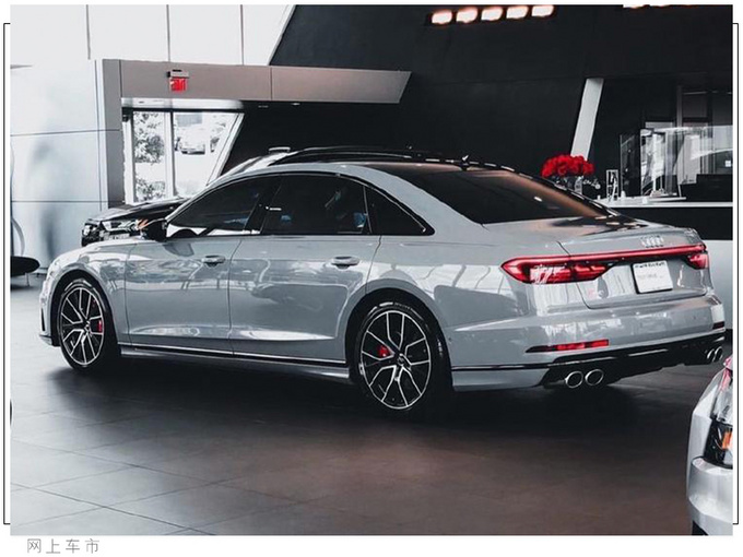奥迪新款s8展厅实拍40t48v轻混轴距将加长