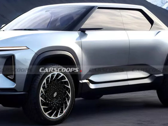 又是模仿国产起亚全新纯电皮卡T10曝光酷似理想L9-图6