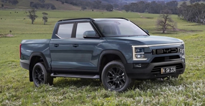 比亚迪插电混动皮卡又被拍了正在澳大利亚密集测试-图5