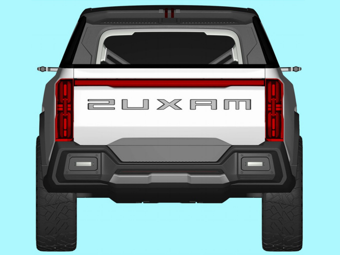 上汽大通最壕皮卡曝光对开门+原地掉头造型高级吗-图11