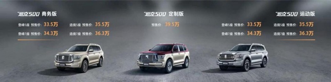坦克500预售33.5万起 坦克品牌开启潮玩越野新纪元-图2